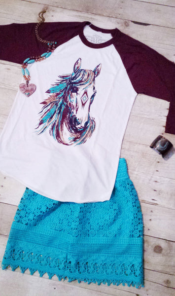 Crochet Turquoise Skirt