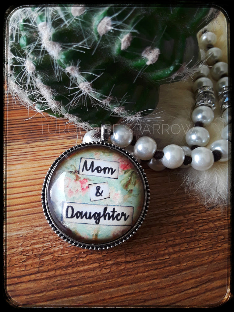 Mom and Daughter Pearl Necklace