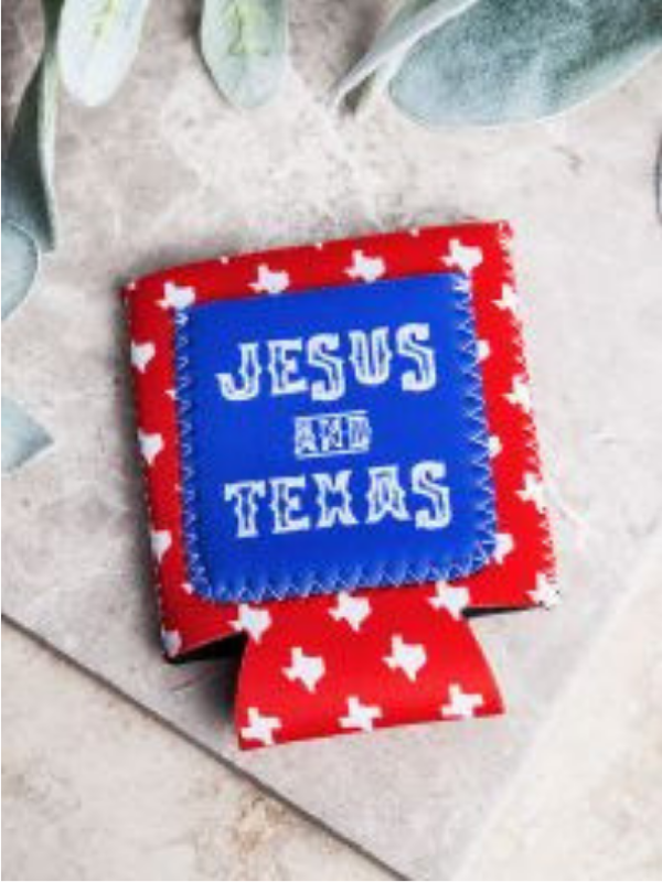 Jesus and Texas Can Coolers