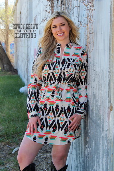 Western Dress, Western Apparel, Aztec Print Dress, Western Casual Dress, Western Wholesale, Western Boutique, Wholesale Clothing, cowgirl outfit, western dress, western dresses for women, aztec print dress, western attire, clothes western style